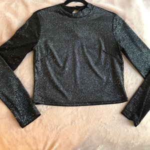 Velvet sparkly top